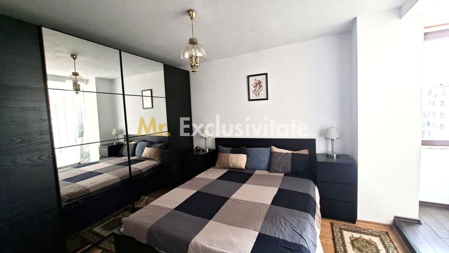 Apartament cu 3 camere decomandat, mobilat în Popa Șapcă