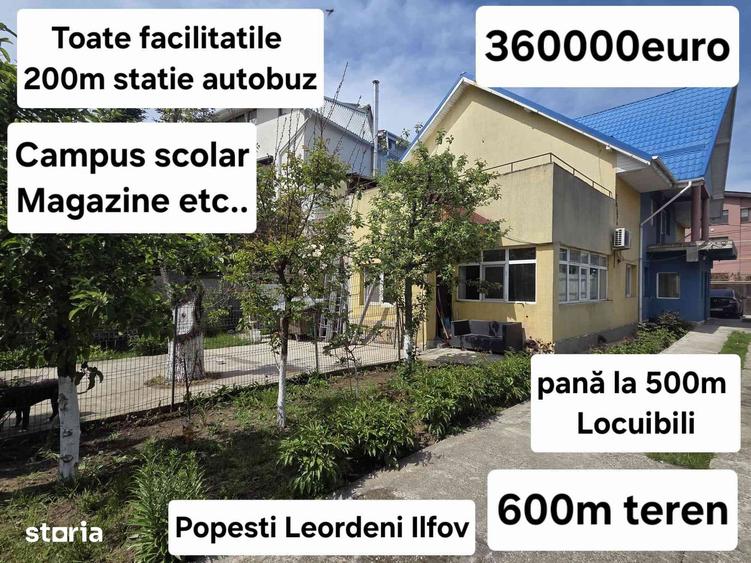 Casă cu 9 camere cu Teren 600 Mp în Central