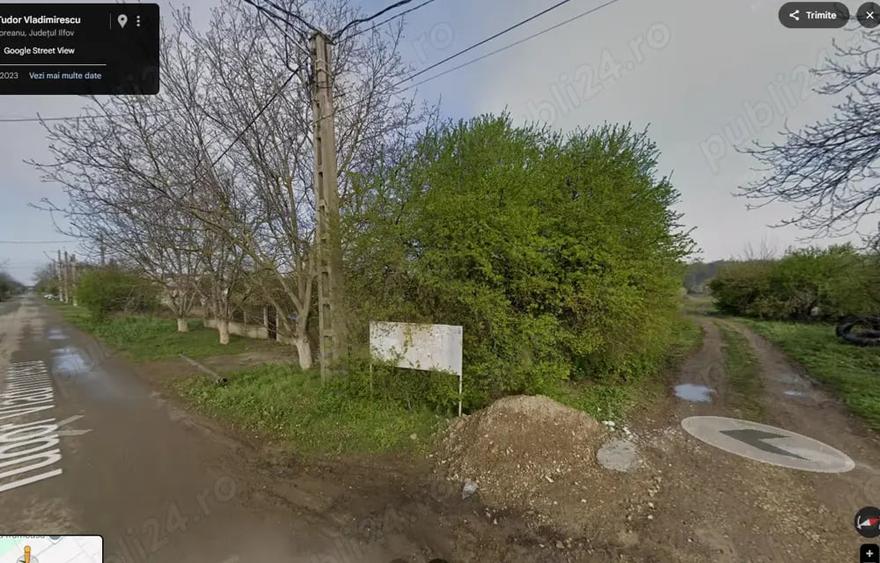 Teren de 3050 mp, în Ordoreanu