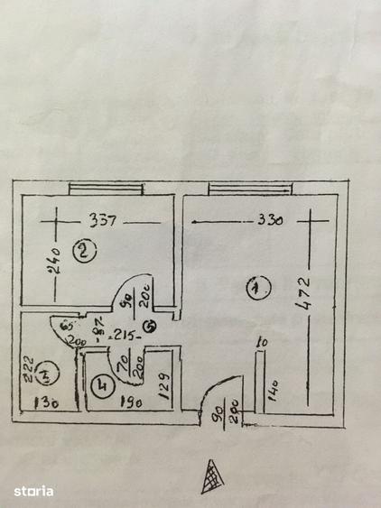 Apartament cu 3 camere decomandat în Unirii Sud