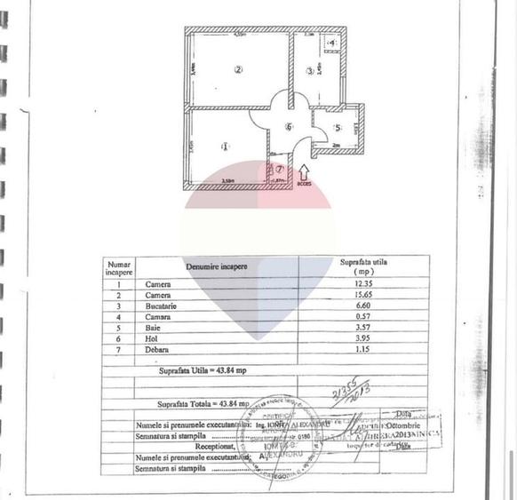 Apartament cu 2 camere decomandat, mobilat în Eroii Revoluției