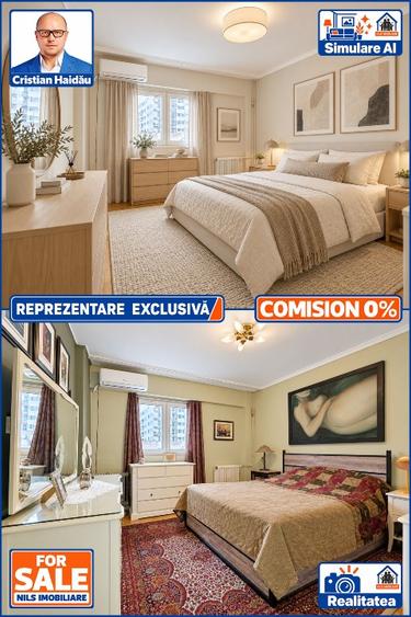 Apartament cu 4 camere decomandat în Calea Călărașilor