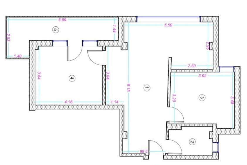 Apartament cu 3 camere semidecomandat în Grigorescu