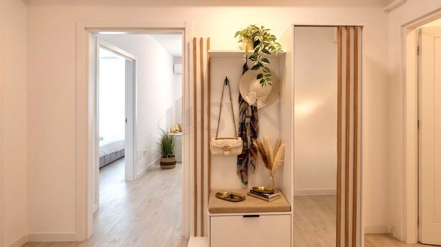 Apartament cu 2 camere semidecomandat, mobilat în Nord