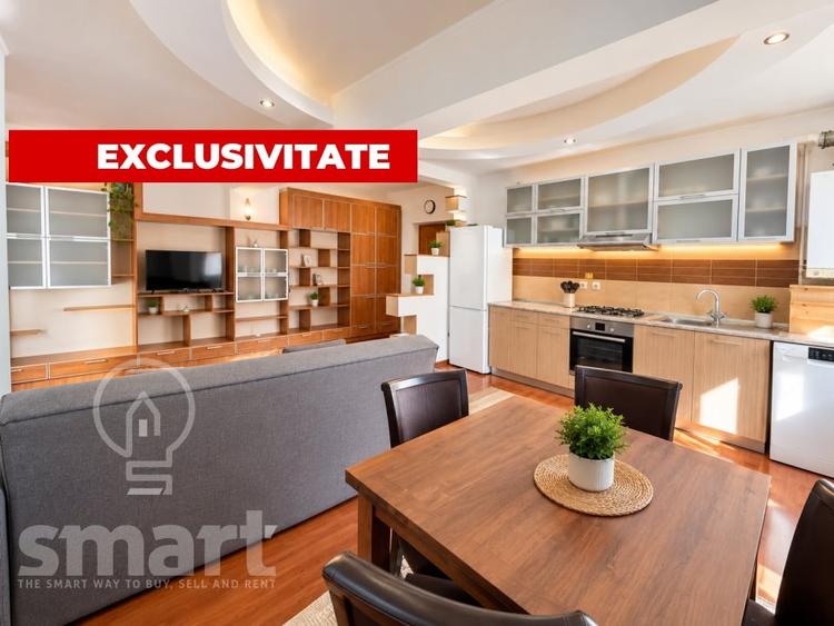 Apartament cu 2 camere semidecomandat, mobilat în Bună Ziua