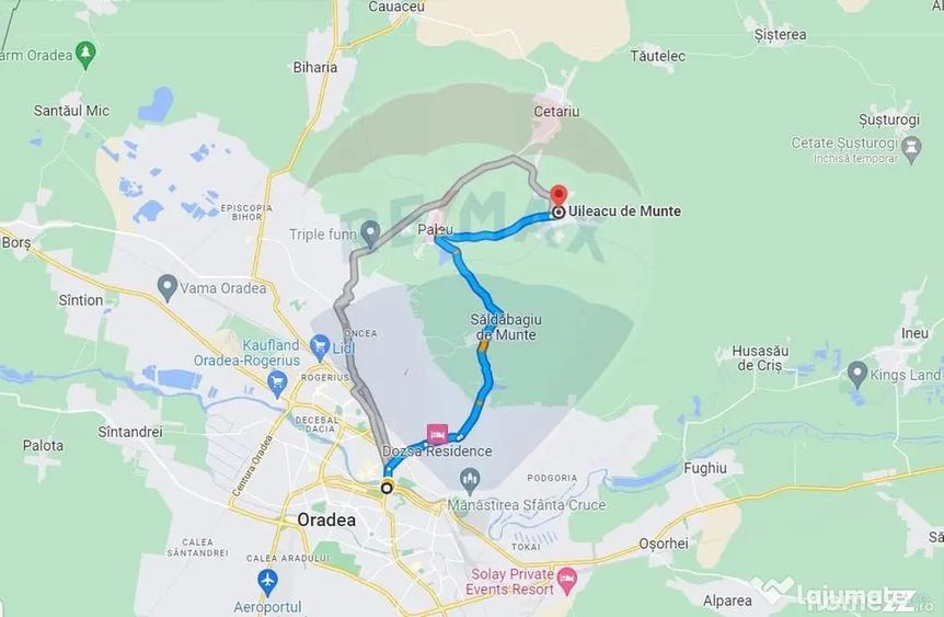 Teren de 2341 mp, în Uileacu de Munte