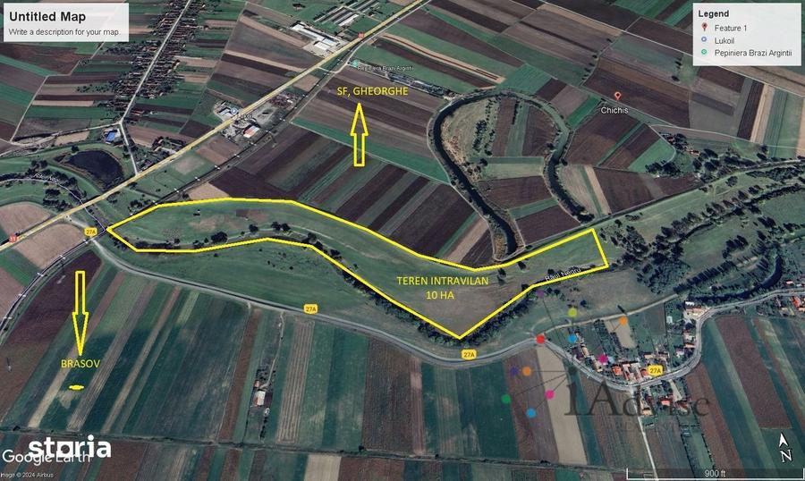 Teren de 100000 mp, în Chichiș