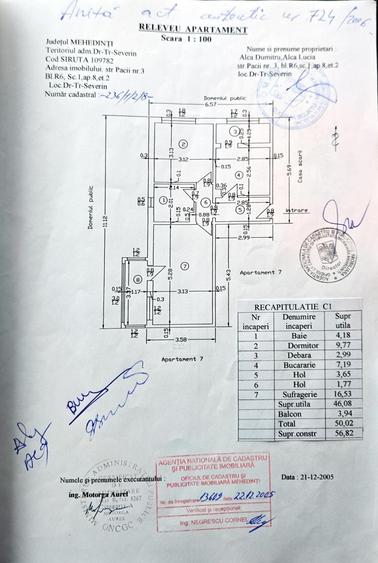 Apartament cu 2 camere decomandat în Central
