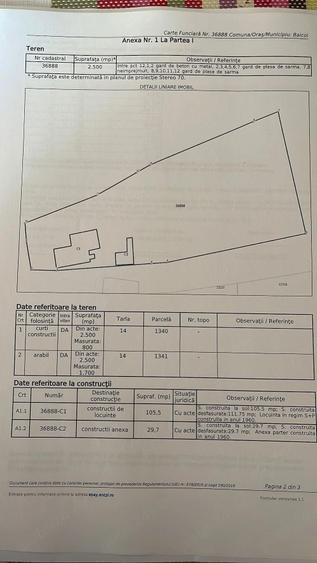 Casă cu 4 camere cu Teren 2500 Mp în Central
