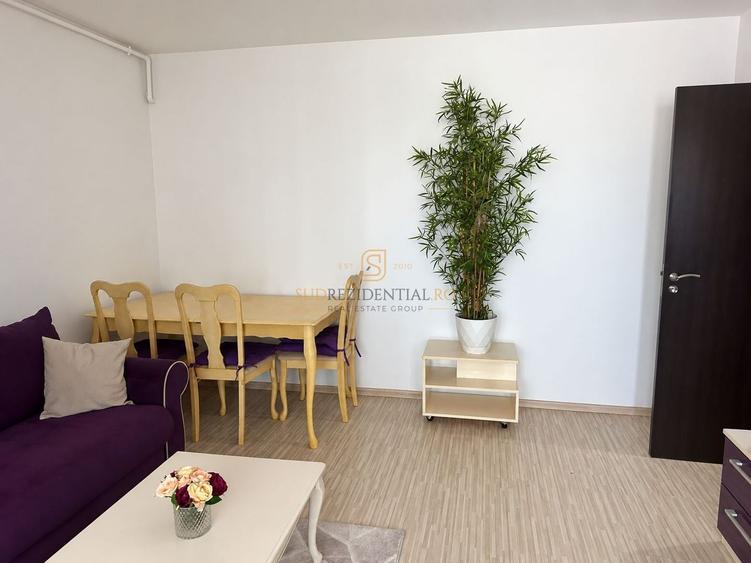 Apartament cu 2 camere semidecomandat, mobilat în Sud