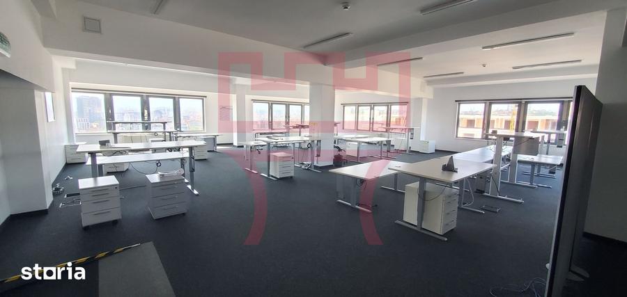 Spatiu birouri amenajat +mobilier zona Garii 200 - 850mp cu panorama - 7