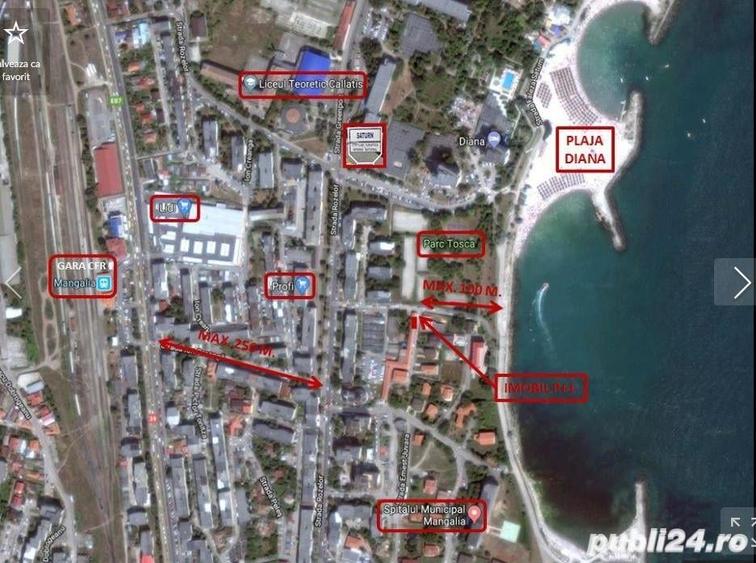 Casă cu 2 camere cu Teren 38 Mp în Mangalia