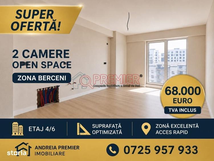 Super Oferta 2 Camere Open Space | 68.000 Euro Tva Inclus - 2