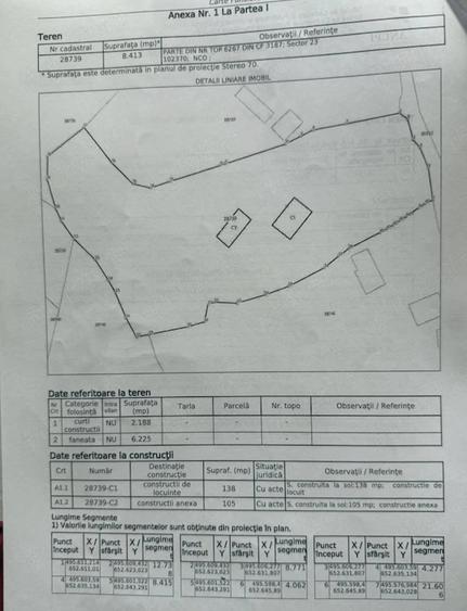 Casă cu Teren 8413 Mp în Lunca