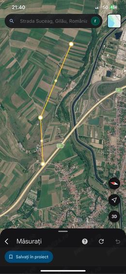 Teren de 2900 mp, în Gilău