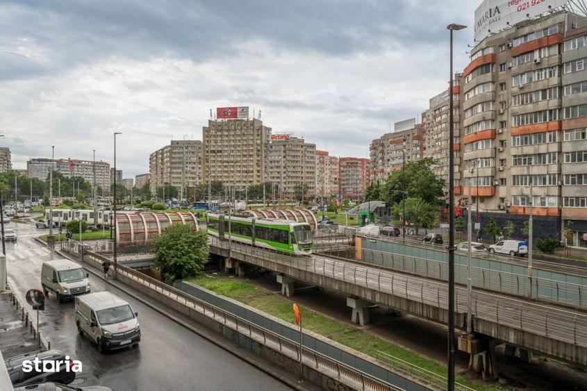 Metroul la doi pasi. 2 camere si un balcon de 10 mp, fix la Obor - 17