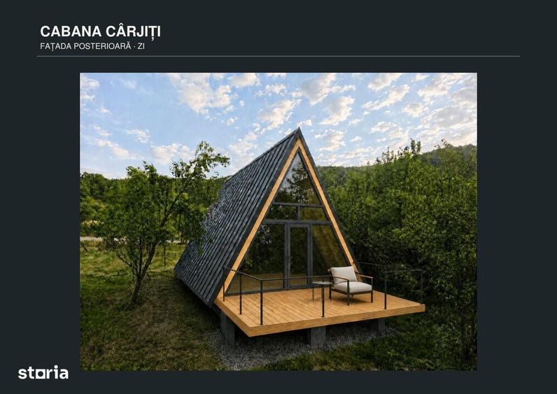 Casă cu 2 camere în Cârjiți