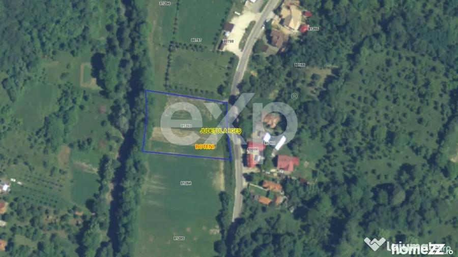Teren de 3565 mp, în Boteni