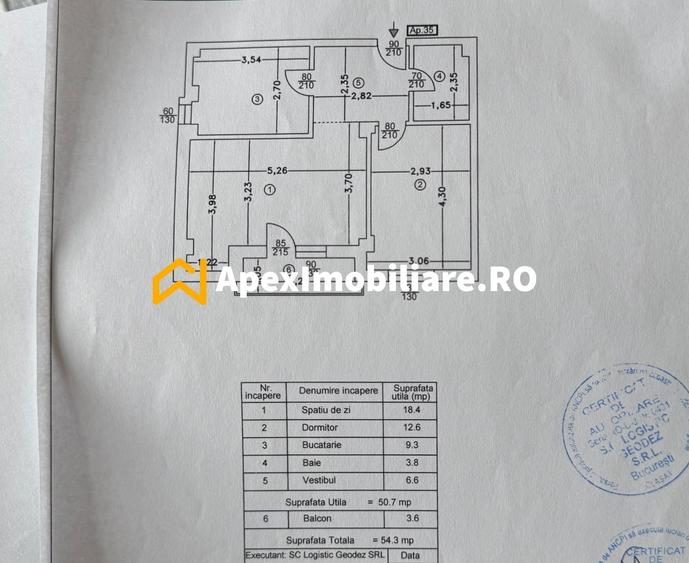 Apartament cu 2 camere decomandat, mobilat în Berceni
