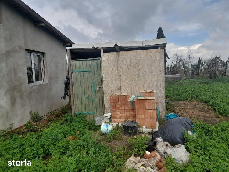 Casă cu 2 camere cu Teren 1058 Mp în Bălțați