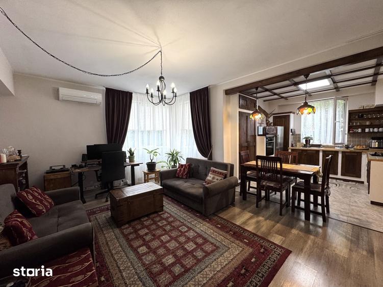 Apartament 3 camere cu curte de 105mp si beci, parter de vila, Rosu - 16