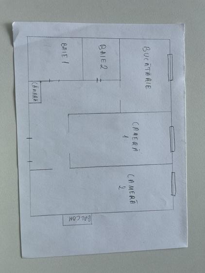 Apartament cu 2 camere decomandat în Petros