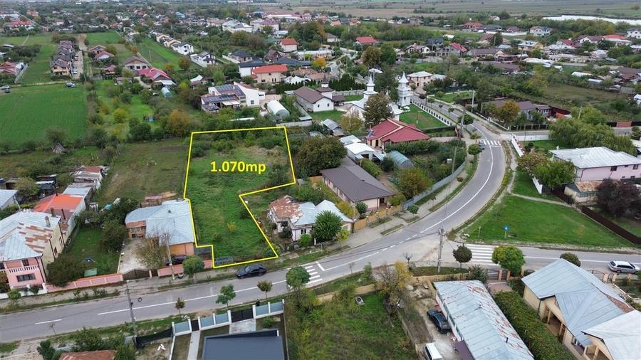 Teren Construcții intravilan de 1070 mp, în Mândrești-Munteni
