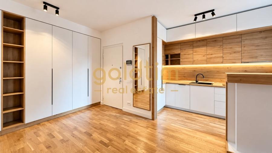 Apartament cu 2 camere semidecomandat, mobilat în Pipera