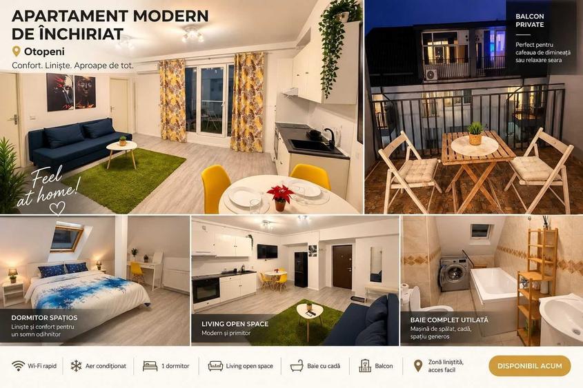 Apartament cu 2 camere decomandat în Central