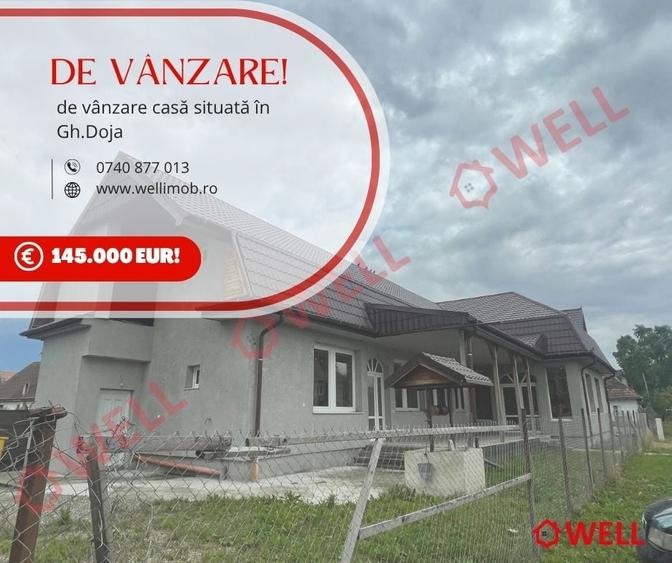 Casă individuală cu 3 camere cu Teren 450 Mp în Gheorghe Doja