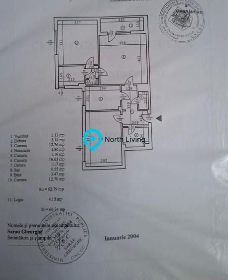 Apartament cu 3 camere semidecomandat, mobilat în Titan