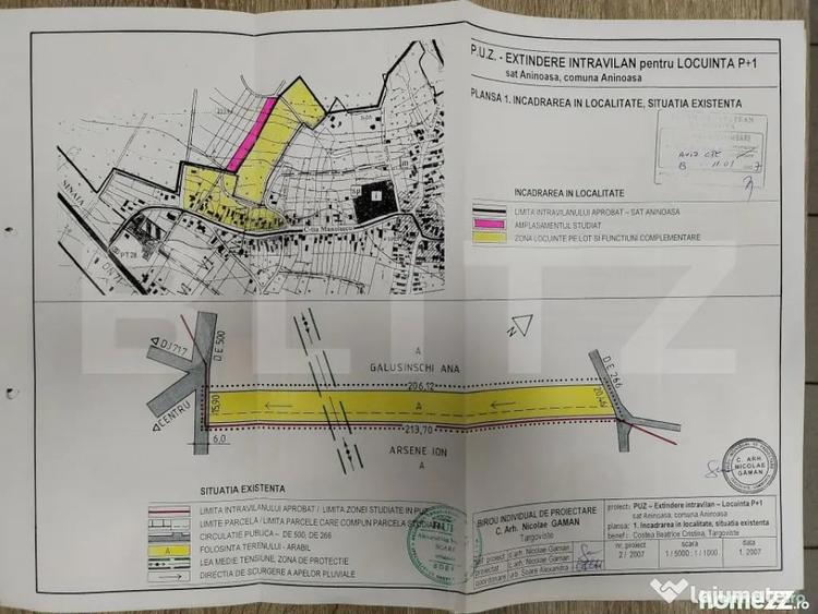 Teren de 3360 mp, în Aninoasa