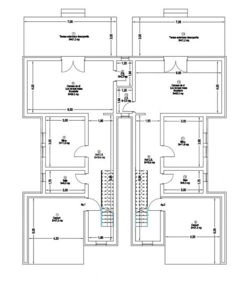 Duplex despar?it prin camera tehnica | carport | toate ut - 7
