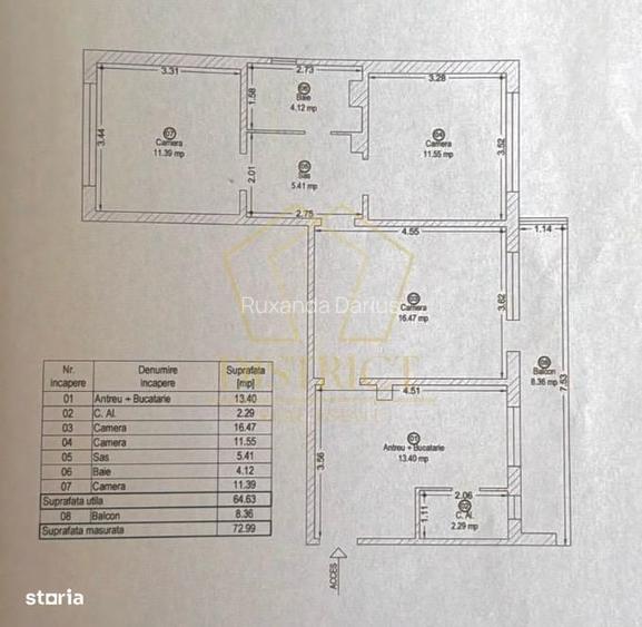 Apartament deosebit cu 3 camere | Take Ionescu
