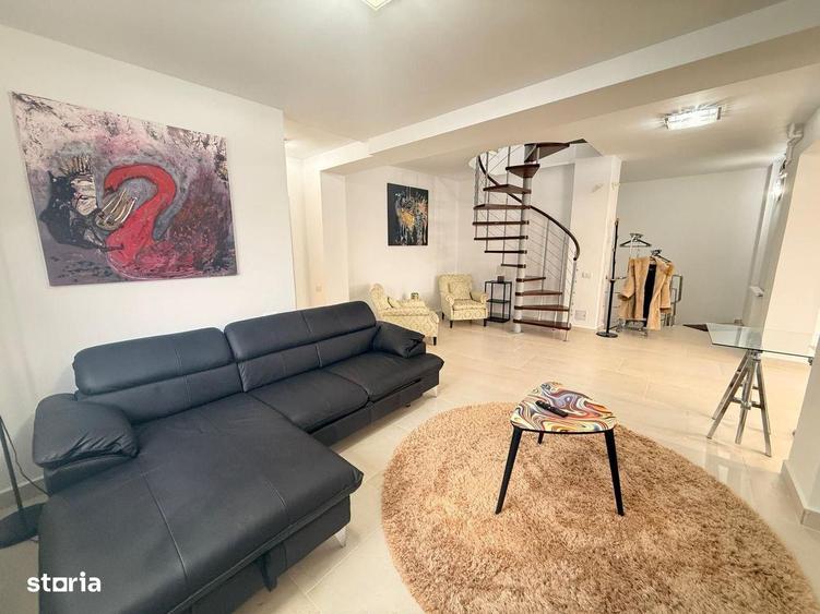 Apartament cu 5 camere semidecomandat, mobilat în Floreasca