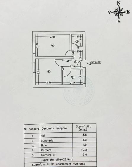 Apartament doua camere, zona Nord - 2