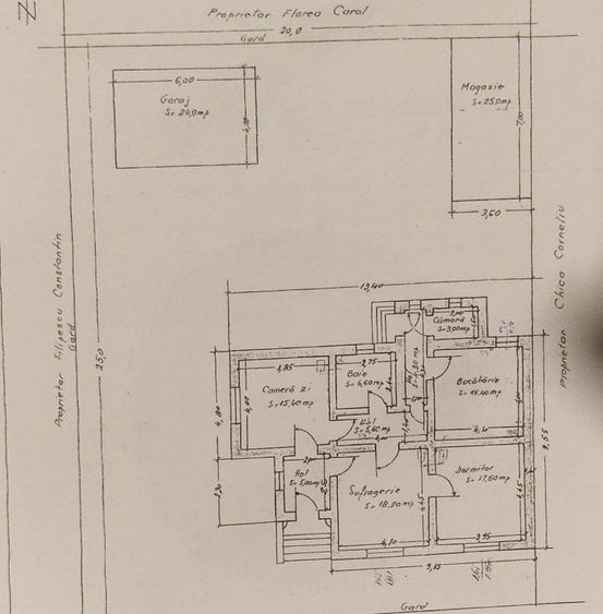 Casă cu 3 camere cu Teren 513 Mp în Central