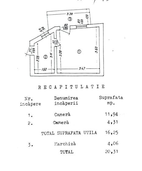 Casă cu 1 camere cu Teren 87 Mp în Victoriei