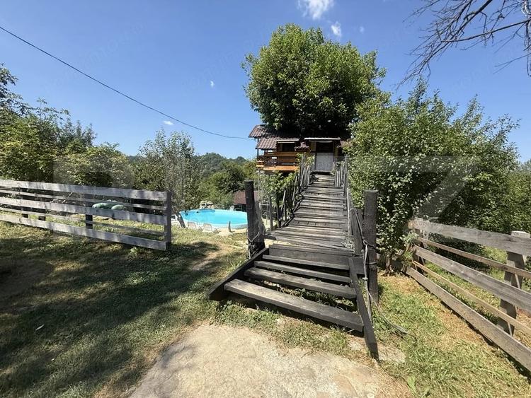 Proprietate de poveste cu piscina, ciubar ?i casu?a in copac - 20