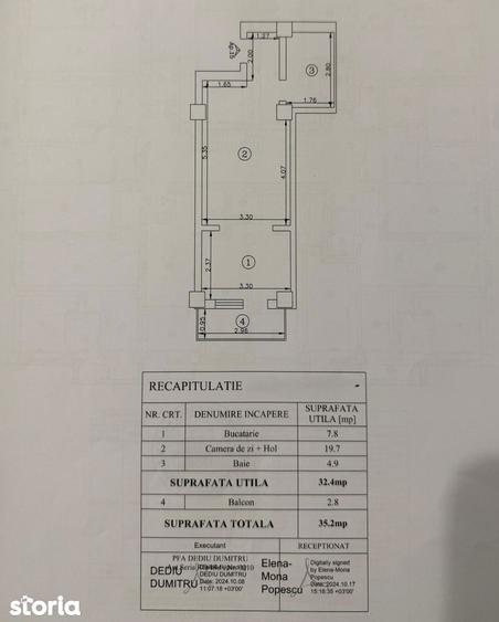 1 Camera- Valea Lupului - Megaimage- etaj 1 - 63000 euro - 1