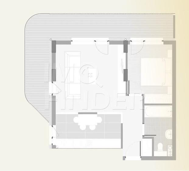 2 camere | terasa mare | etaj 5/8 | FARA COMISION | Eroilor Residence - 9