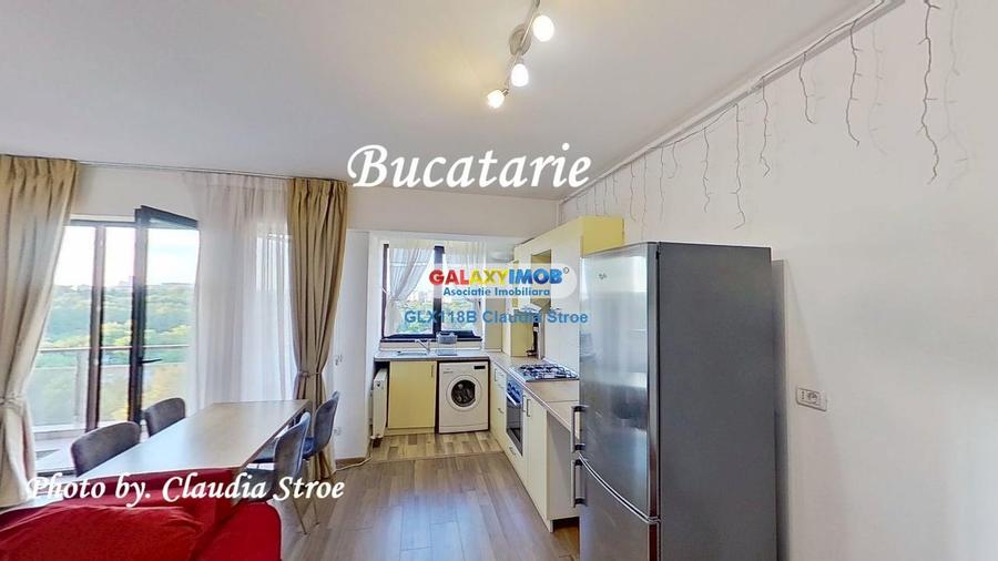 Apartament cu 2 camere semidecomandat, mobilat în Brâncoveanu