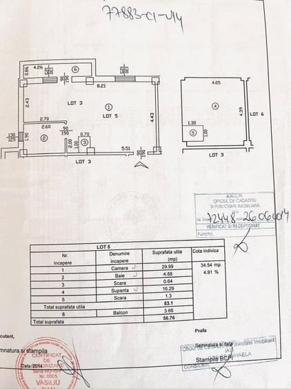 Apartament cu 2 camere semidecomandat, mobilat în Valea Adâncă
