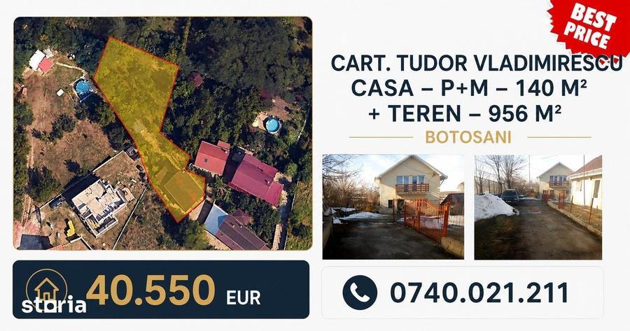 Casă cu 5 camere cu Teren 1000 Mp în Central