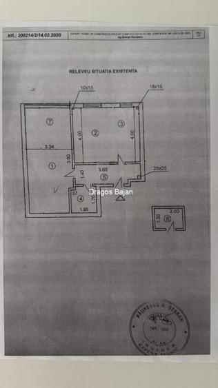 Apartament cu 2 camere, mobilat în Cișmigiu