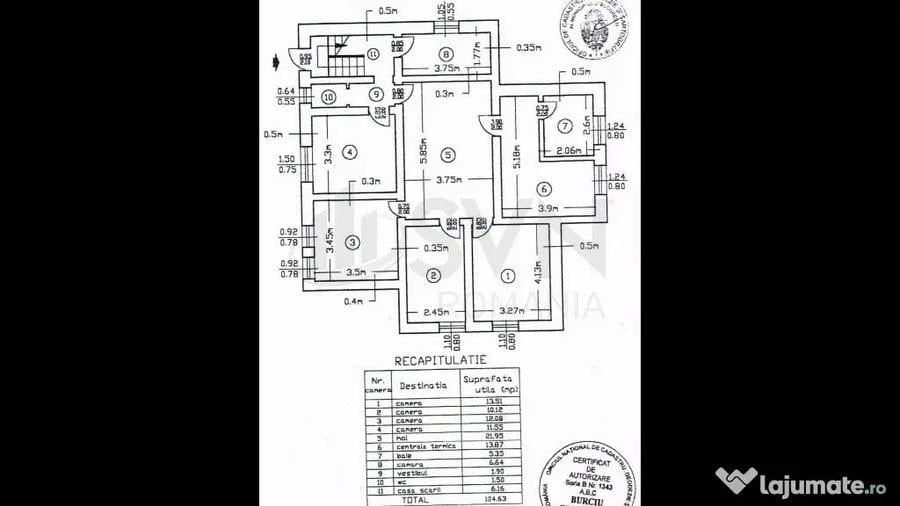 Casă cu 7 camere cu Teren 420 Mp în Dorobanți