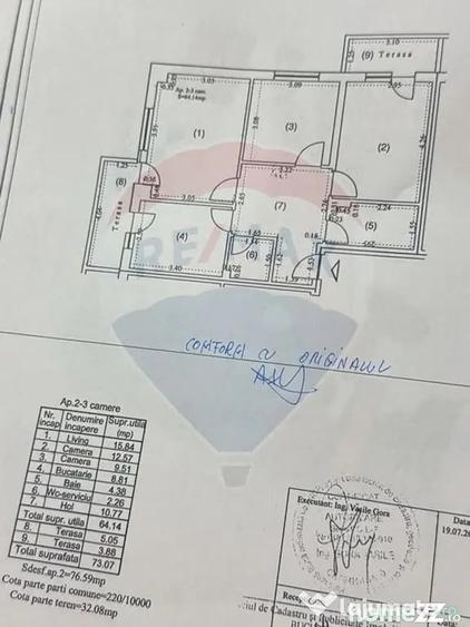 Apartament cu 3 camere decomandat în Sălaj