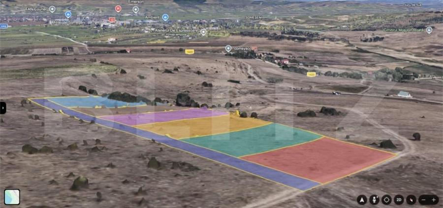 Teren Construcții intravilan de 8976 mp, în Borhanci