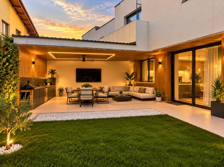 Duplex cu 4 camere cu Piscina în Corbeanca