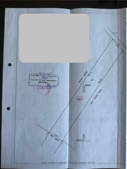 Teren Construcții intravilan de 1393 mp, în Strejnicu